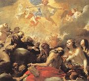 PRETI, Mattia Christ in Glory afg oil painting